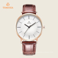 Timesea Analog Herren Quarzuhr mit Slim Case 72297